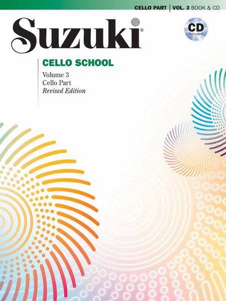 Suzuki Cello School Vol 3 Bk/Cd