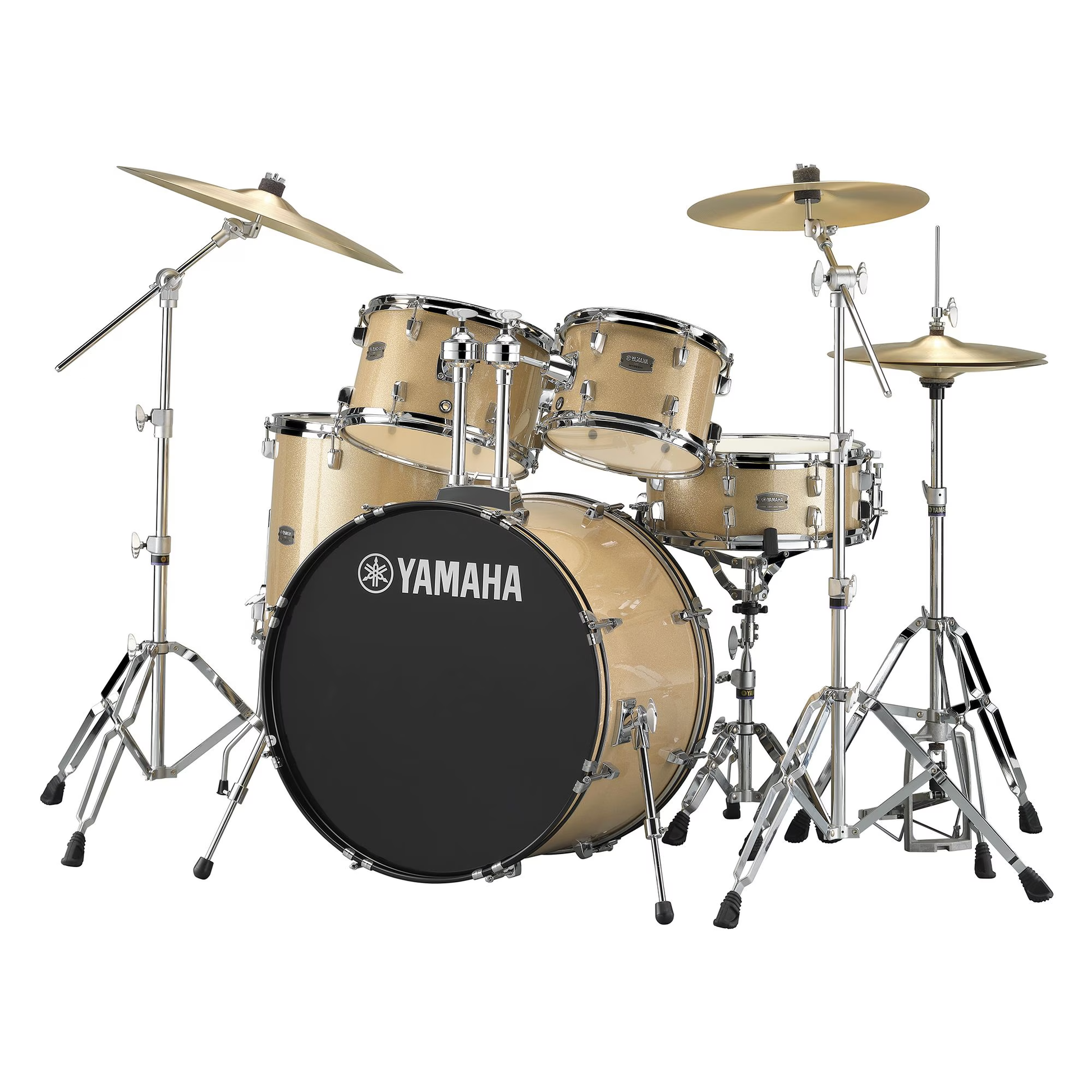 Yamaha Rydeen 5pc Euro Drum Kit - Champagne Glitter w/FREE DS550 STOOL!