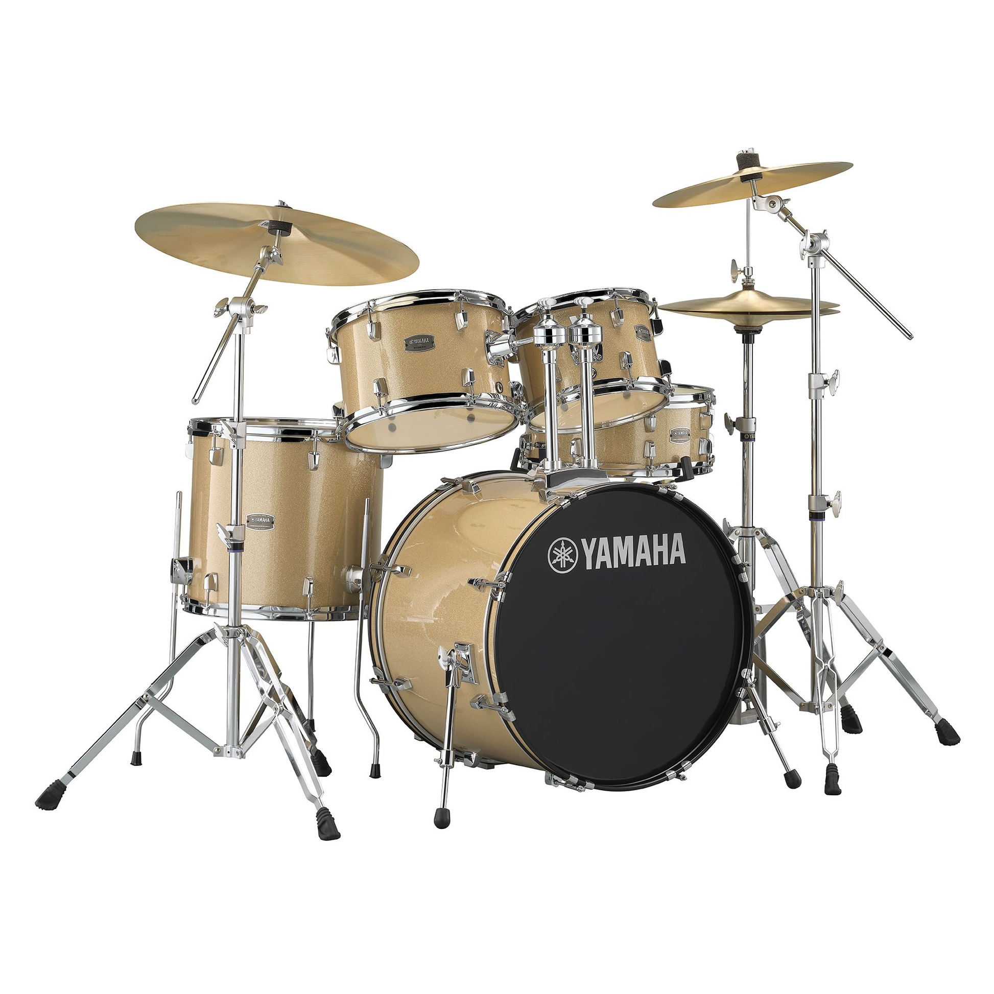 Yamaha Rydeen 5pc Fusion Drum Kit - Champagne Glitter w/FREE DS550 STOOL!