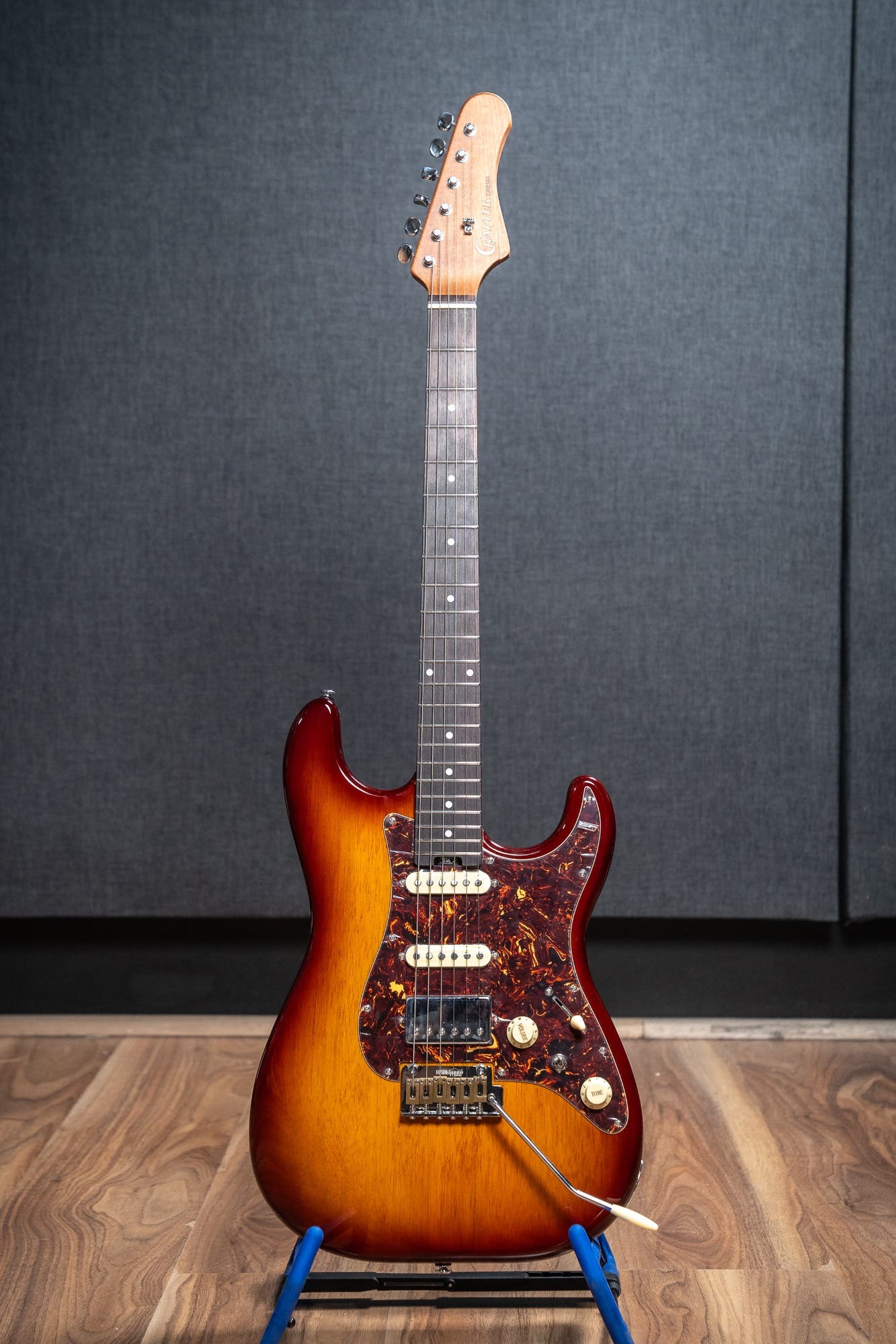 Crafter Crema S VVS RS TS HSS Electric Guitar - Tobacco Sunburst