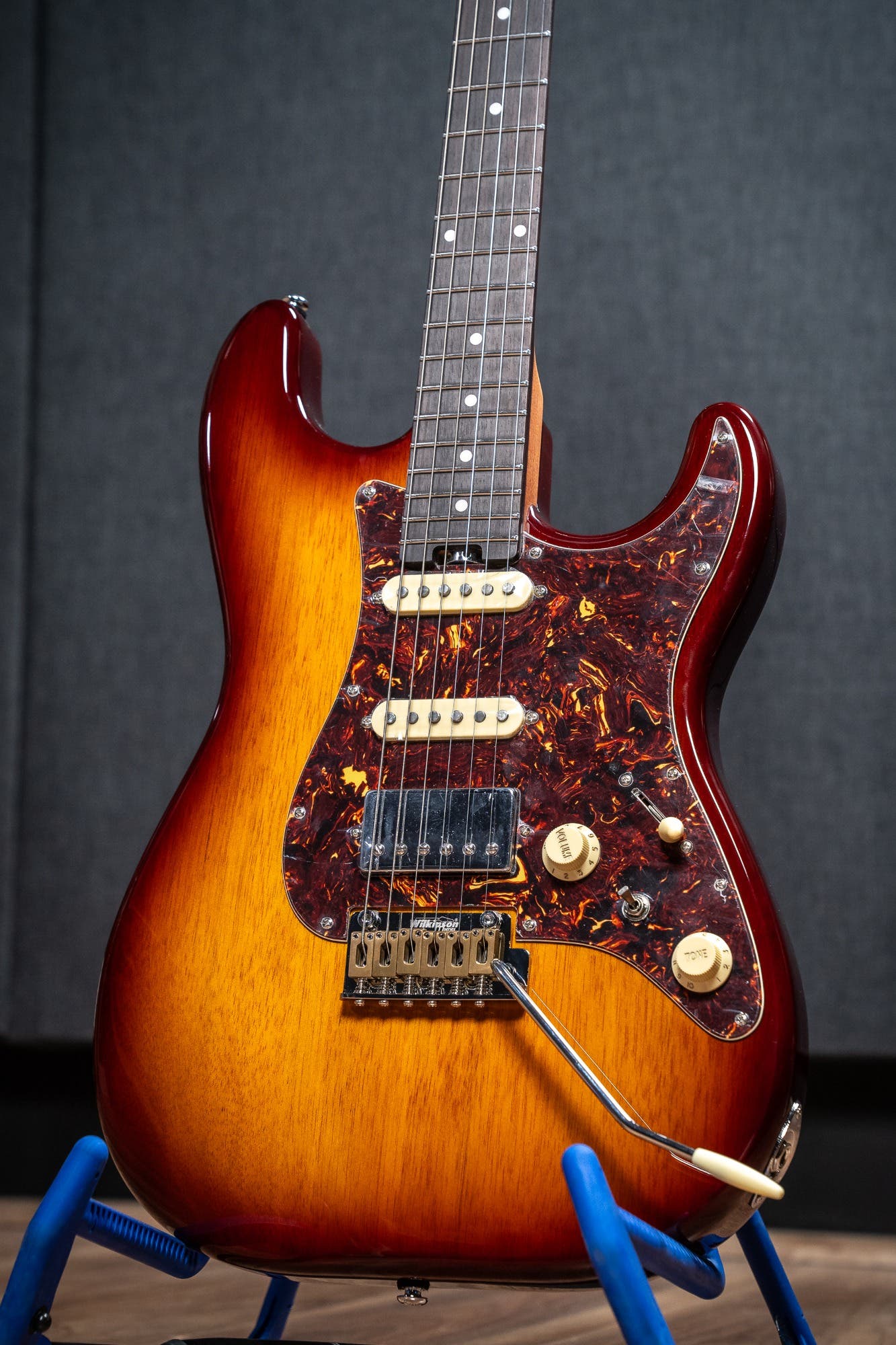 Crafter Crema S VVS RS TS HSS Electric Guitar - Tobacco Sunburst