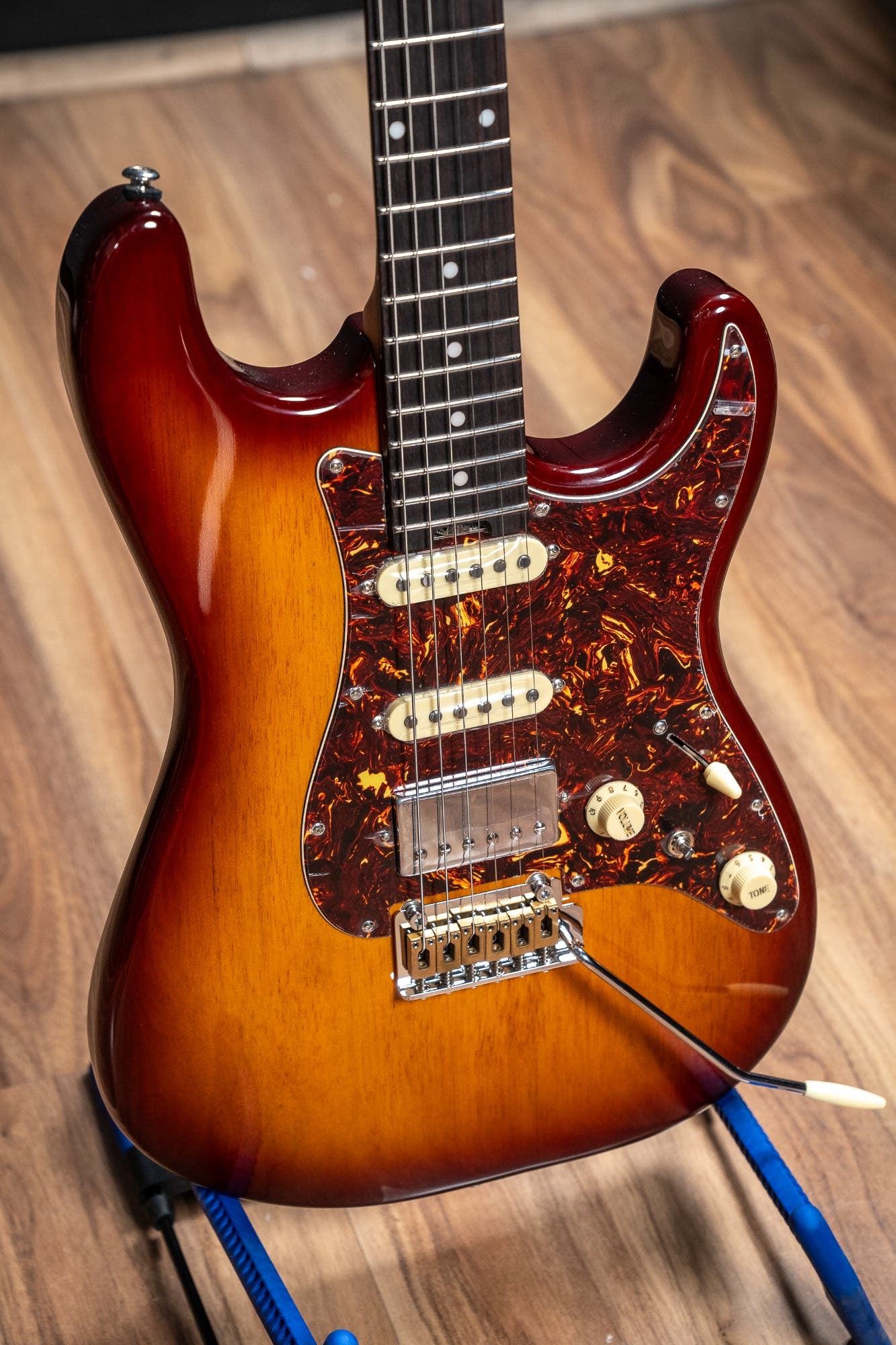 Crafter Crema S VVS RS TS HSS Electric Guitar - Tobacco Sunburst