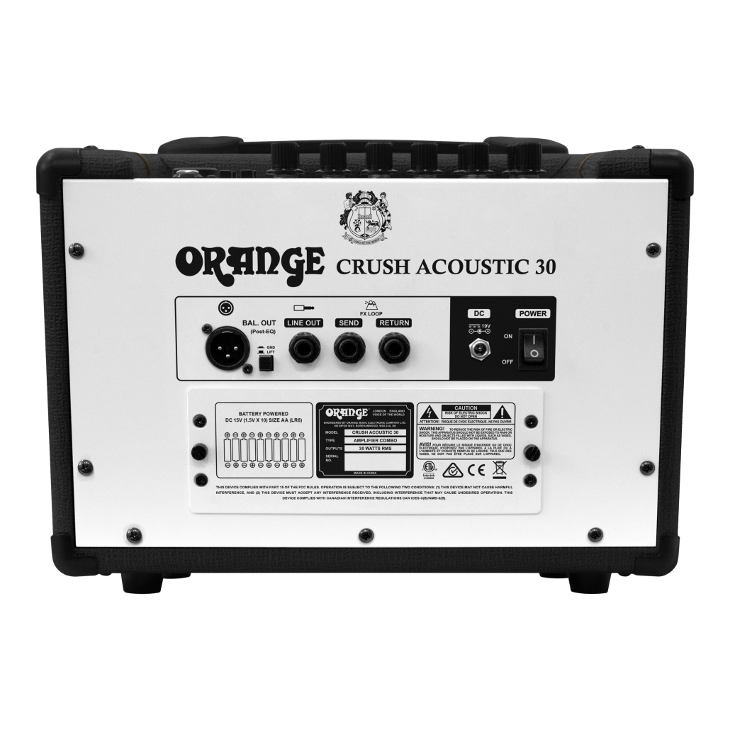Orange Crush Acoustic 30 2-ch Acoustic Instrument Amp - Black