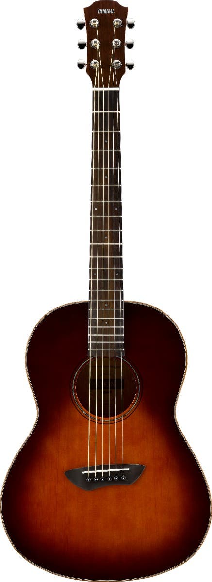 Yamaha CSF3M Travel Acoustic Guitar w/Deluxe Bag - Tobacco Brown Sunburst