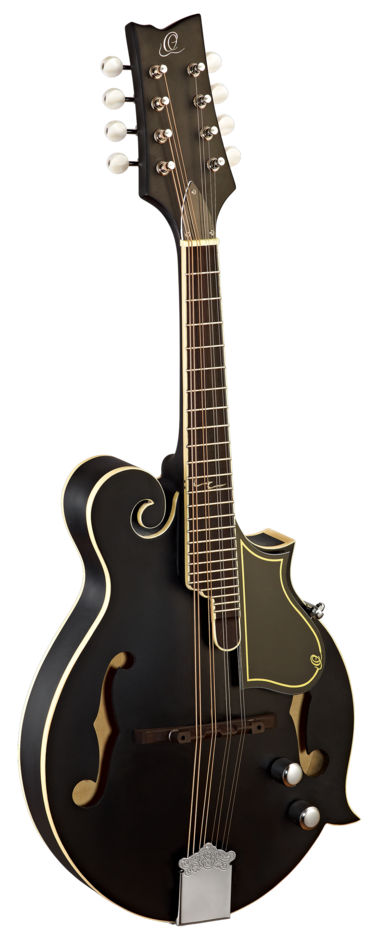 Ortega F-Style RMFE40SBK Mandolin w/Pickup - Satin Black
