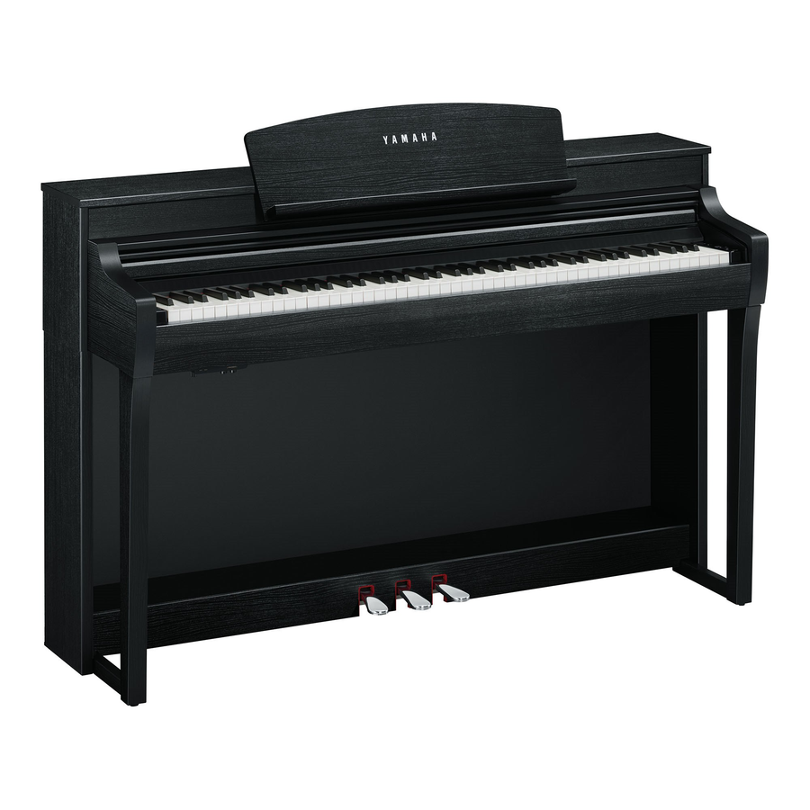 Yamaha CSP255B Clavinova Digital Piano w/Bench - Black