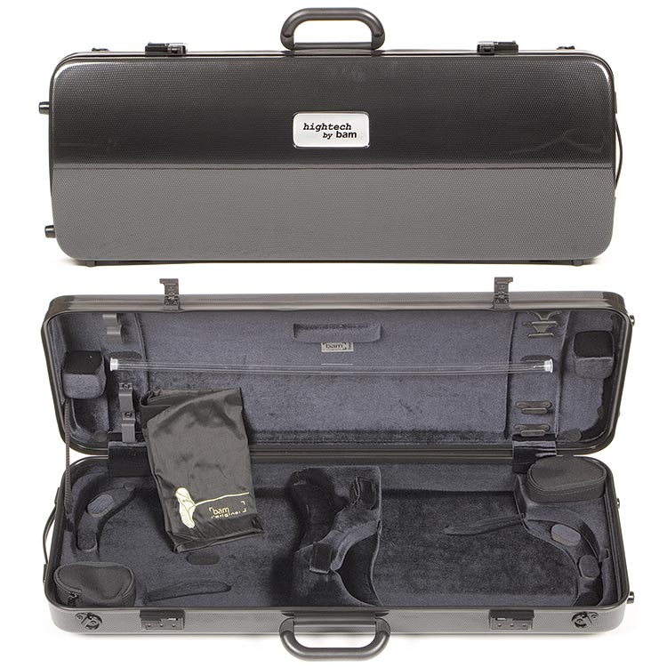 BAM 2005XLC Hightech DOUBLE CASE for 2 violins - Carbon