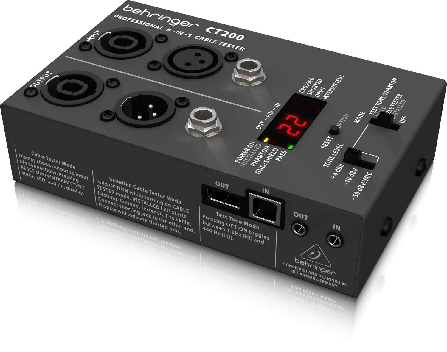 Behringer CT200 Cable Tester