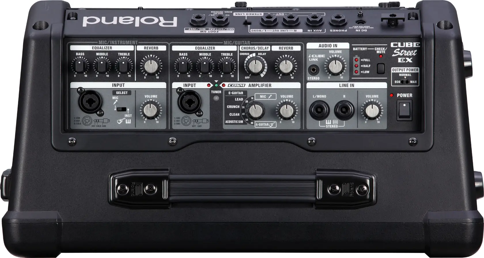 Roland Cube Street EX + BTY-NIMH/A Rechargeable Battery Bundle