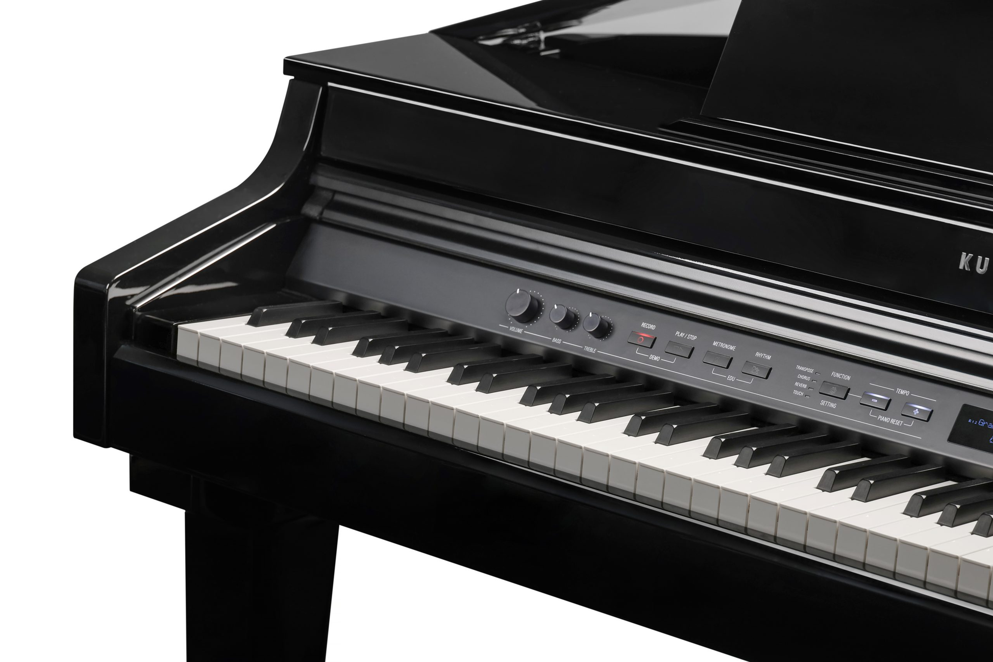 Kurzweil CUP G1W Digital Baby Grand Piano - Black Polish