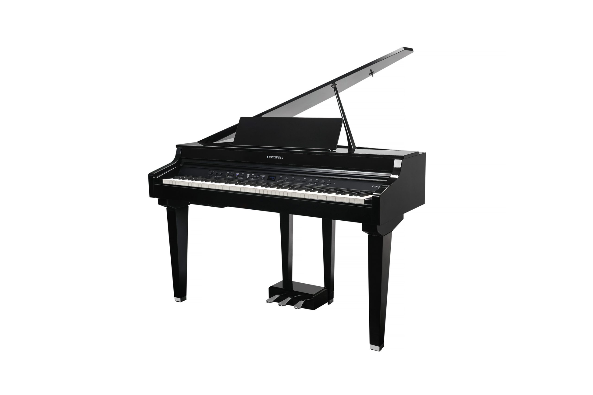 Kurzweil CUP G1W Digital Baby Grand Piano - Black Polish