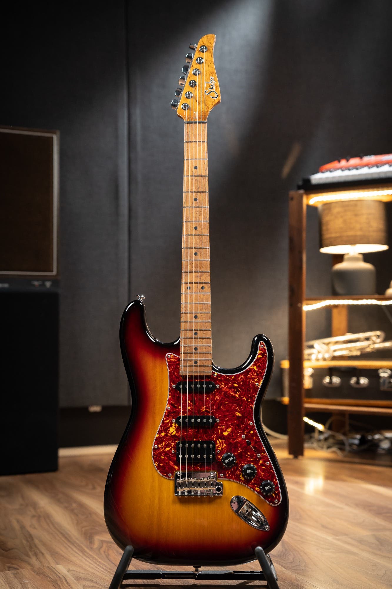 Suhr Classic S Paulownia Electric Guitar w/Case - 3-Tone Burst