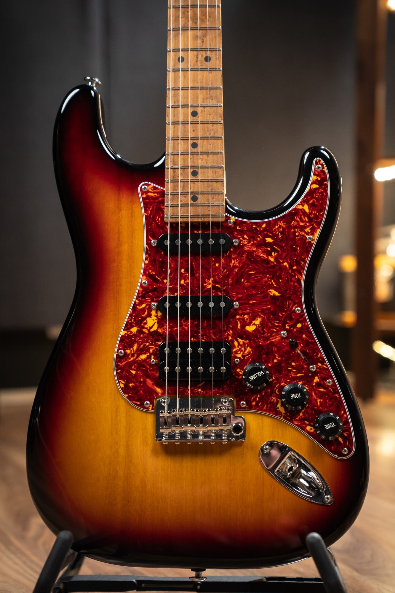 Suhr Classic S Paulownia Electric Guitar w/Case - 3-Tone Burst