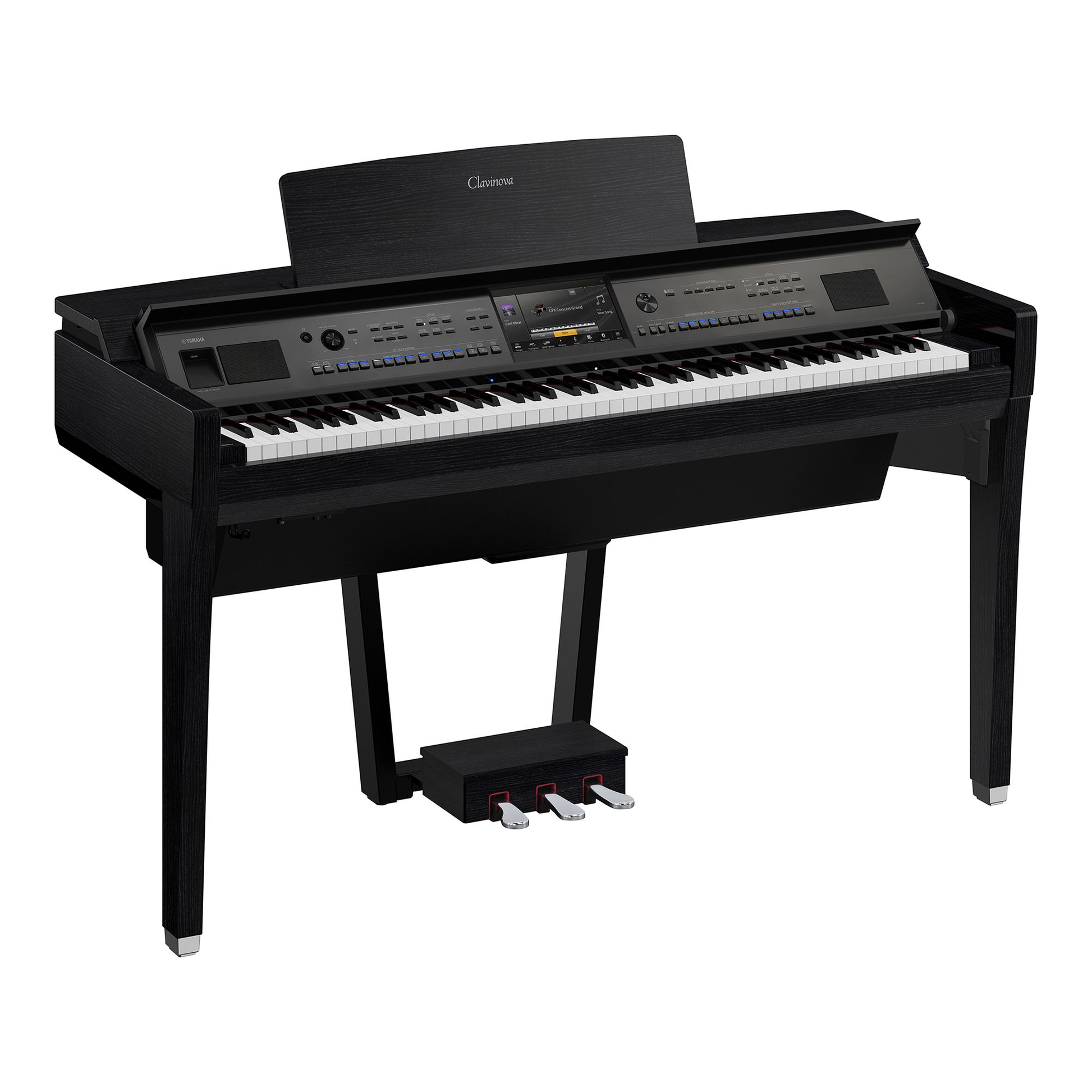 Yamaha CVP909B Clavinova Digital Piano w/Matching Bench - Black