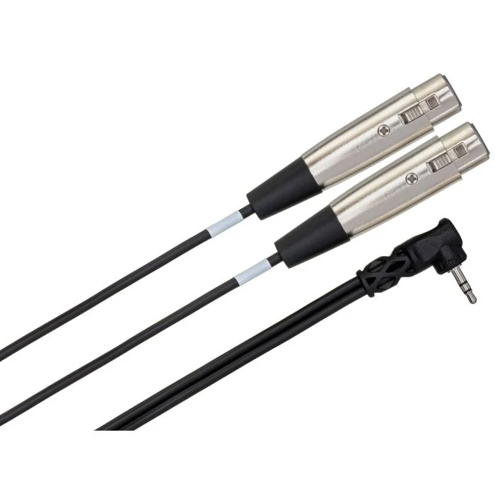 Hosa Dual XLR F - 3.5mm TRS Cable - 2ft (CYX402F)