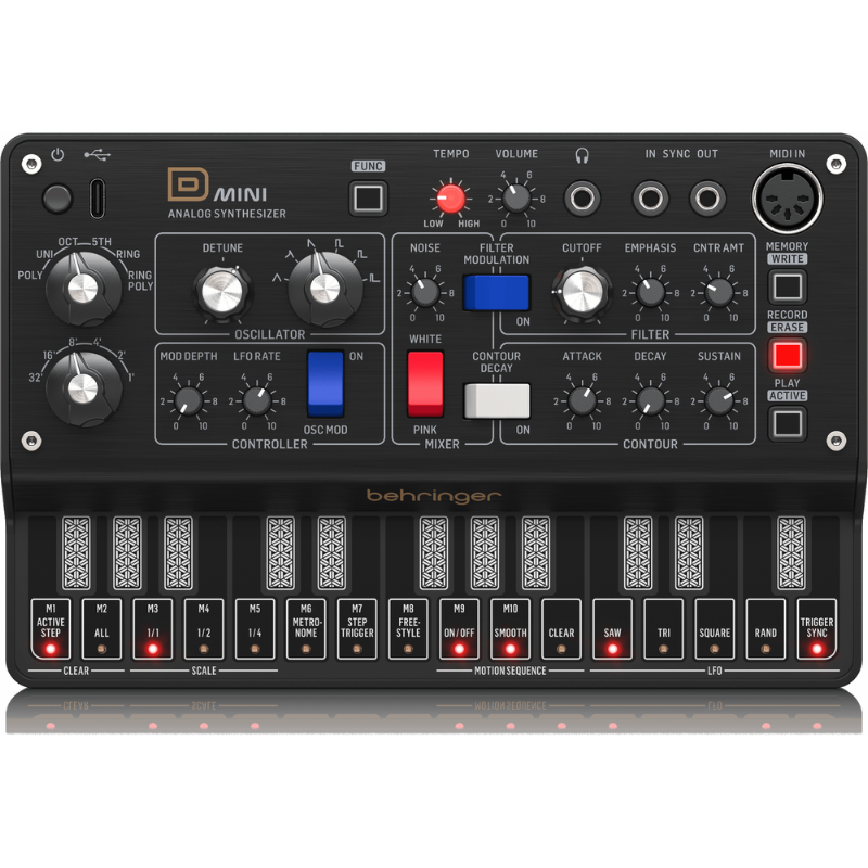 Behringer D MINI Portable Synth