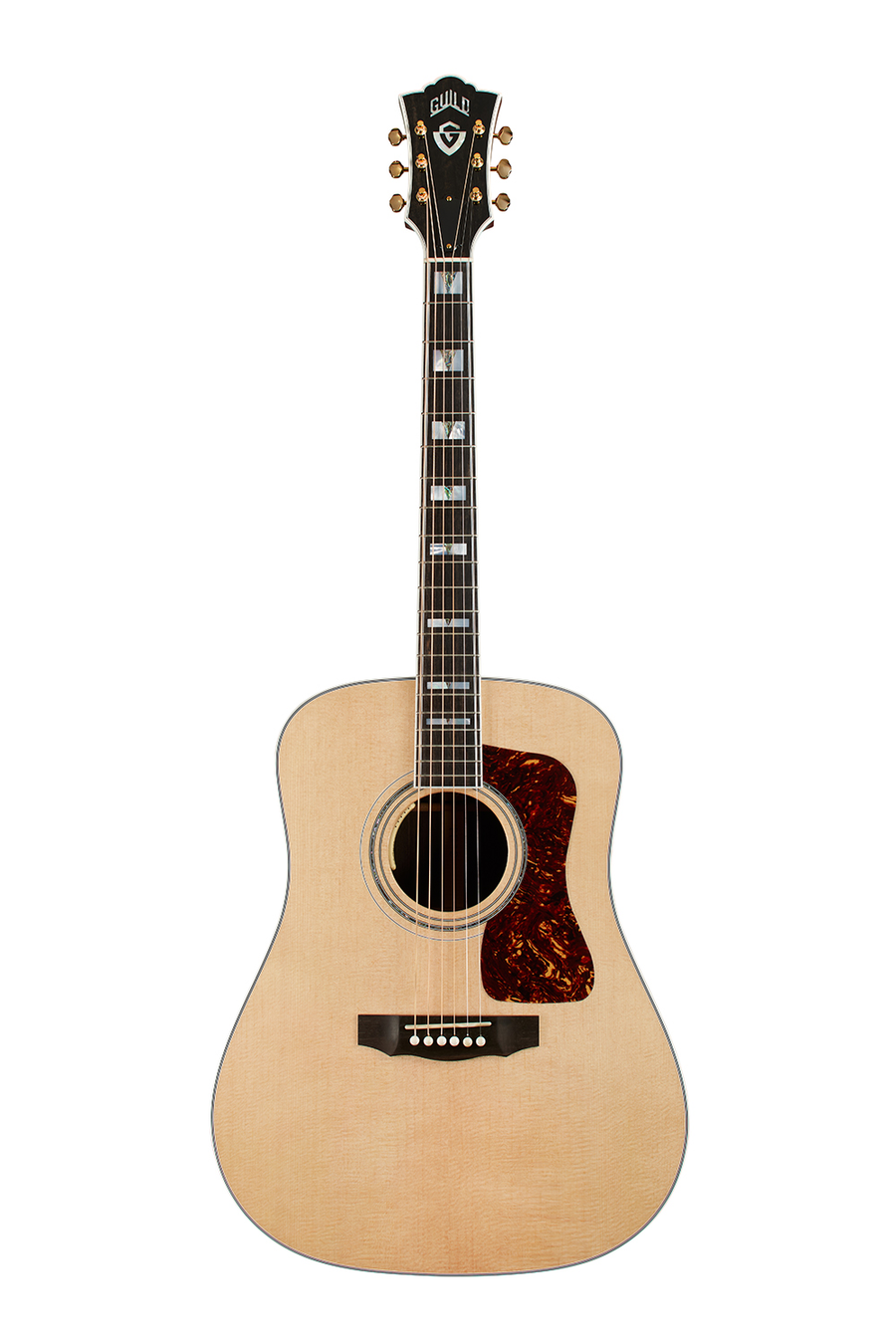 Guild USA D-55E Acoustic Guitar w/LR Baggs Pickup -  Natural