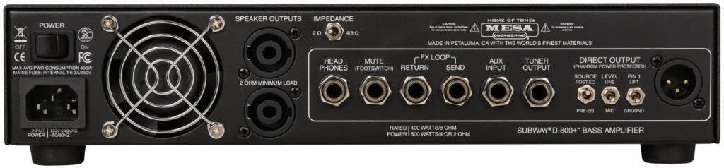 Mesa Boogie Subway D800+ Bass Amp Head