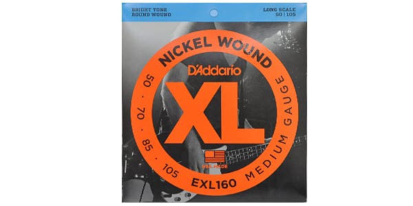 Daddario EXL160 nickel wound bass string set 50-105