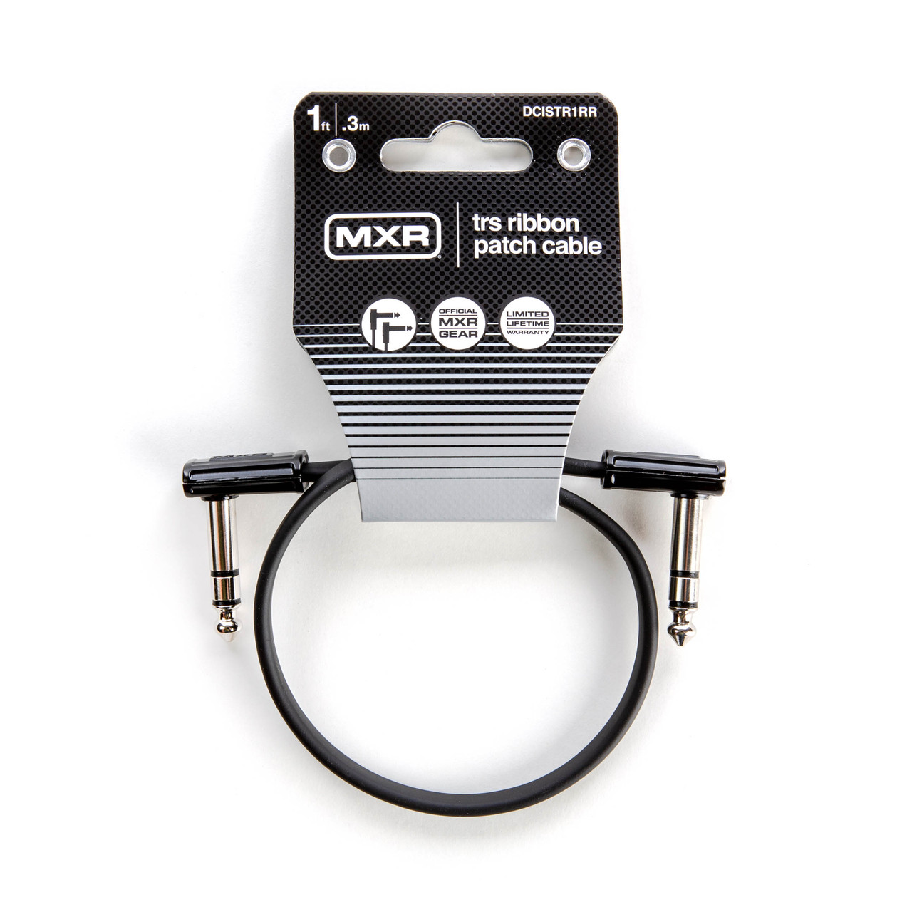 MXR Stereo Ribbon TRS - TRS Patch Cable - 1ft (DCISTR1RR)