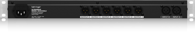 Behringer Ultradrive DCX2496LE Loudspeaker Processor