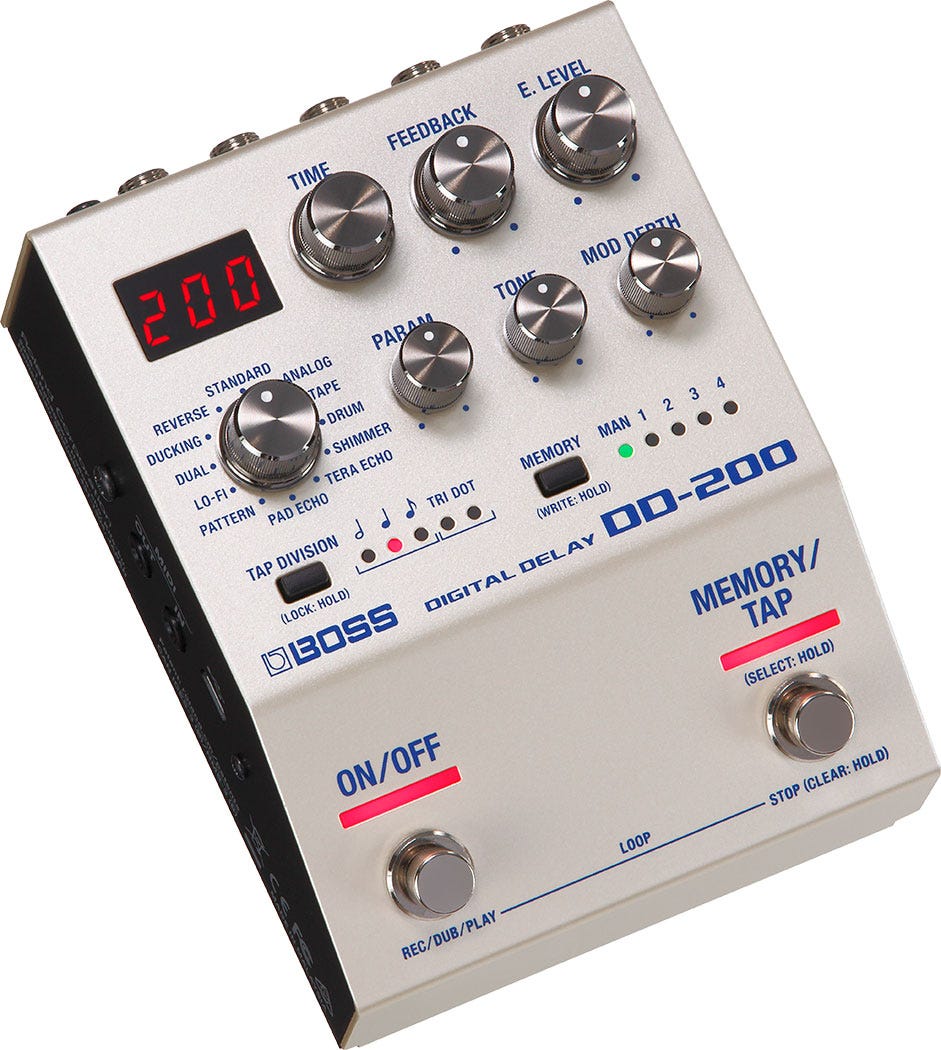 Boss DD200 Digital Delay Pedal