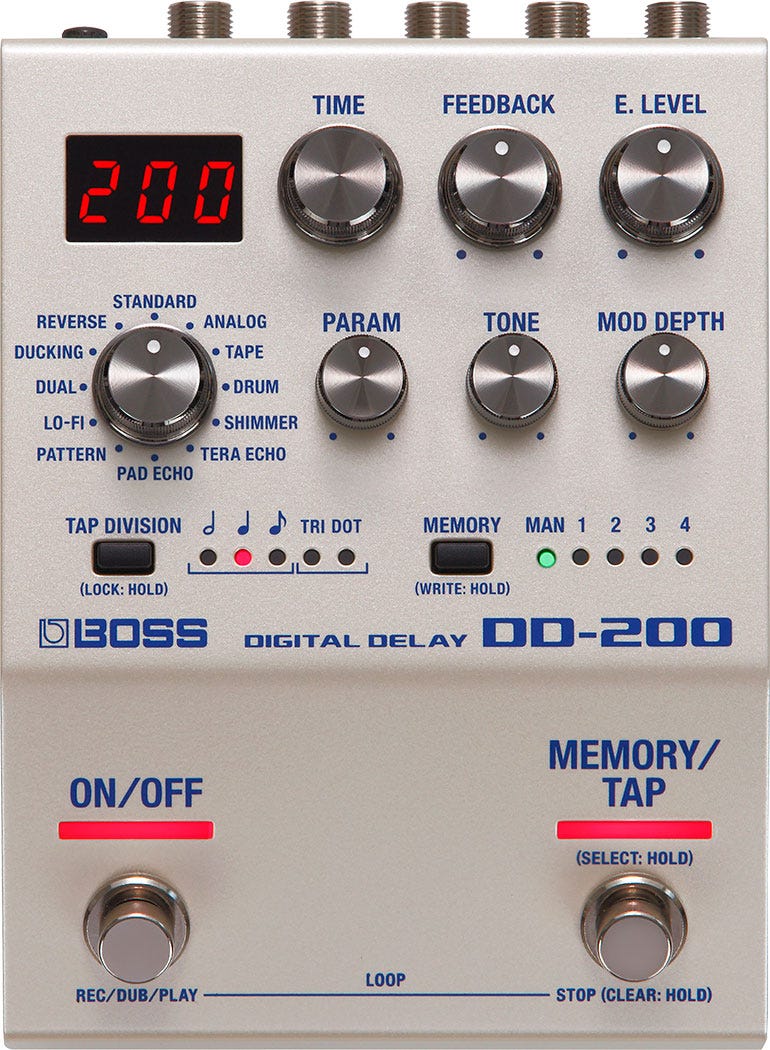Boss DD200 Digital Delay Pedal