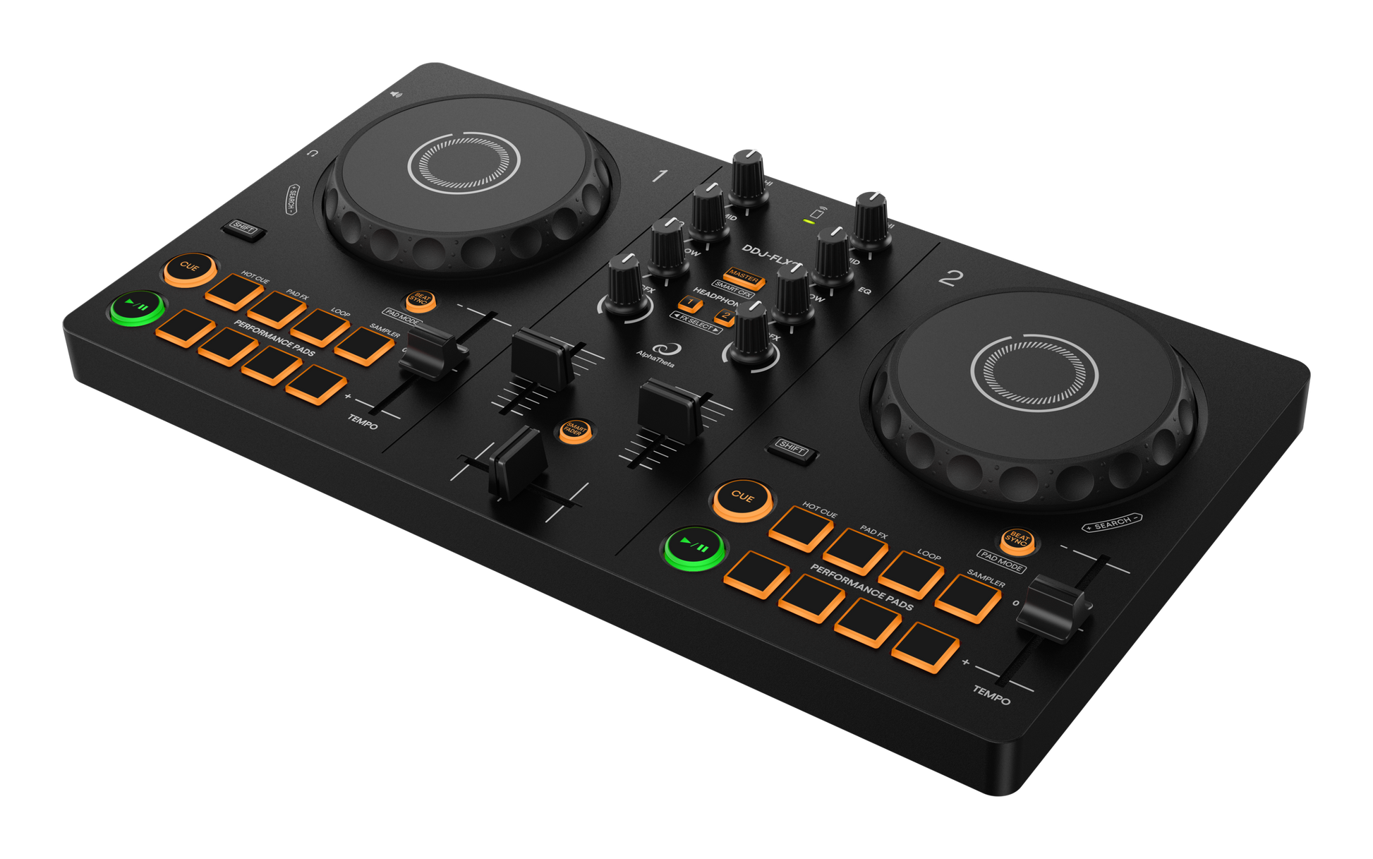 AlphaTheta DDJ-FLX2 Compact DJ Controller