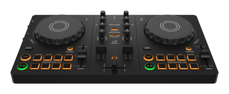 AlphaTheta DDJ-FLX2 Compact DJ Controller