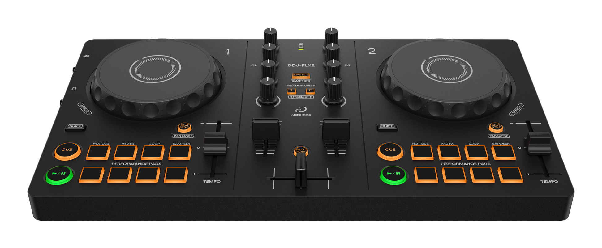 AlphaTheta DDJ-FLX2 Compact DJ Controller
