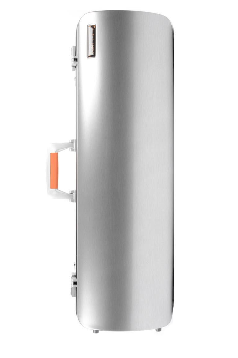 Bam Hightech La Defence 4/4 Size Violin Case - Brushed Aluminium