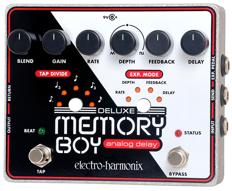 Electro Harmonix Deluxe Memory Boy Delay Pedal w/Tap Tempo