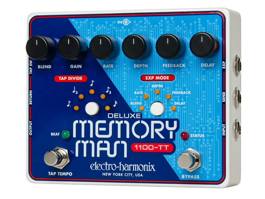 Electro Harmonix Deluxe Memory Man 1100-TT Delay Pedal