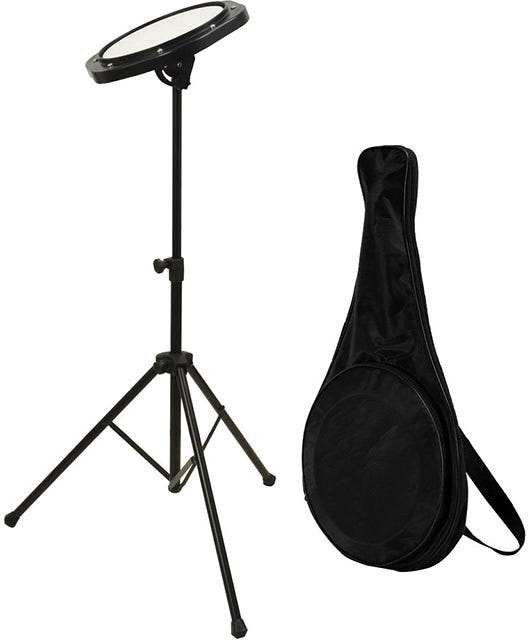 Onstage DFP5500 8" Practice Pad w/Stand & Bag