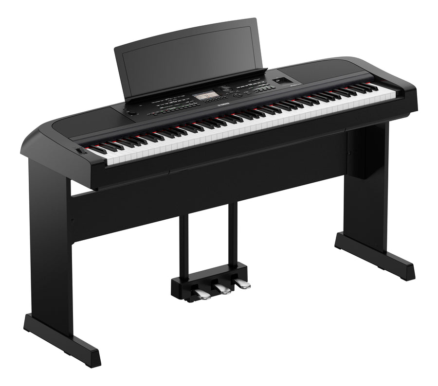 Yamaha DGX-670B Portable Grand Piano w/Stand and Pedal Unit - Black