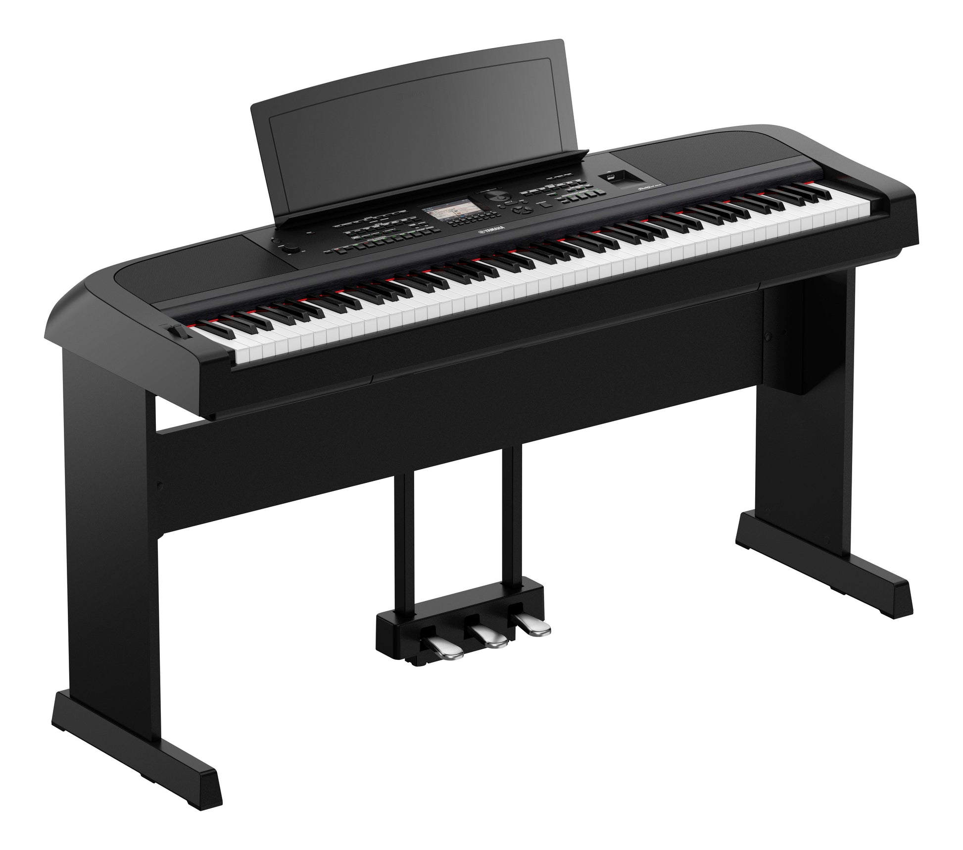 Yamaha DGX-670B Portable Grand Piano w/Stand and Pedal Unit - Black