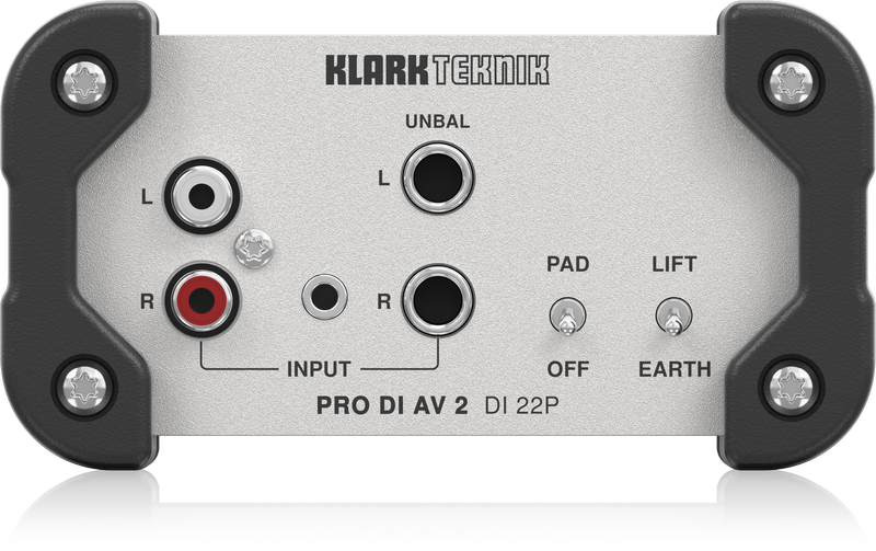Klark Teknik DI22P Passive Stereo DI Box w/Midas Transformers