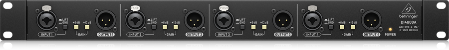 Behringer DI4800A 4Ch Active Di / Booster / Line ISO