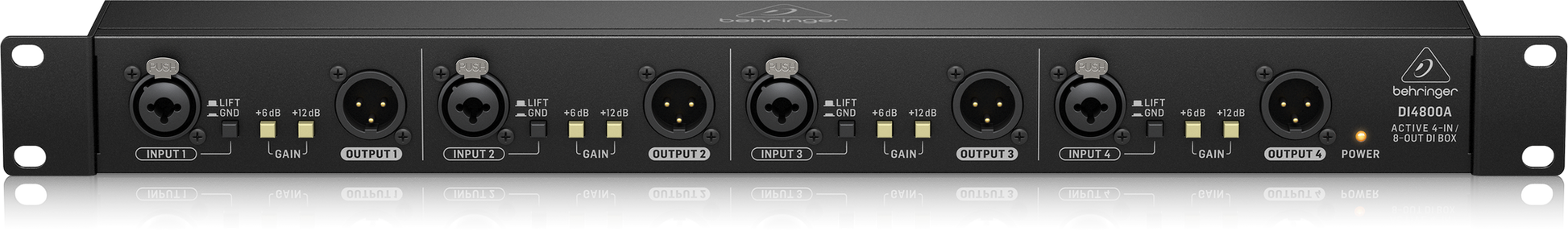 Behringer DI4800A 4Ch Active Di / Booster / Line ISO