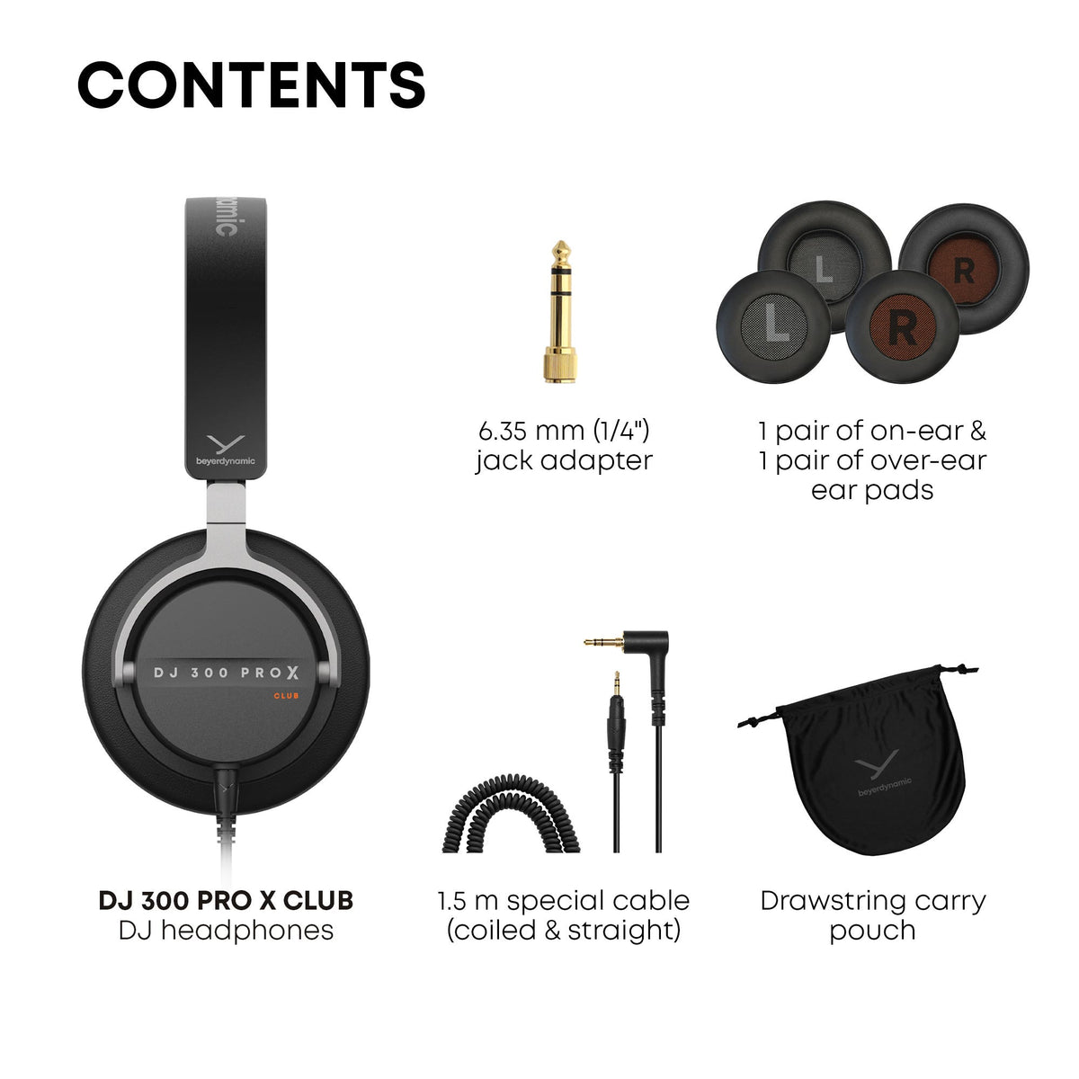 Beyerdynamic DJ 300 PRO X CLUB DJ Headphones