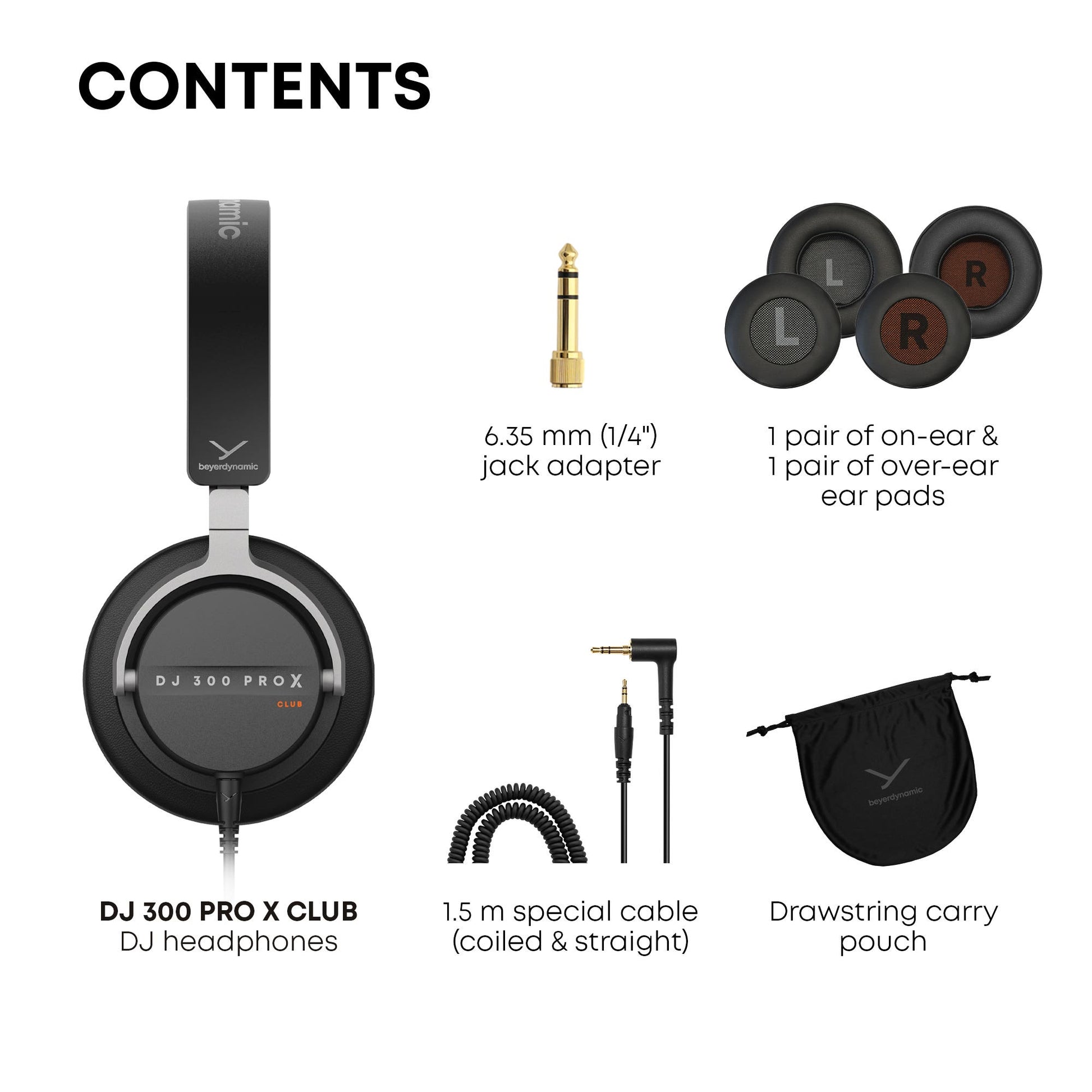 Beyerdynamic DJ 300 PRO X CLUB DJ Headphones