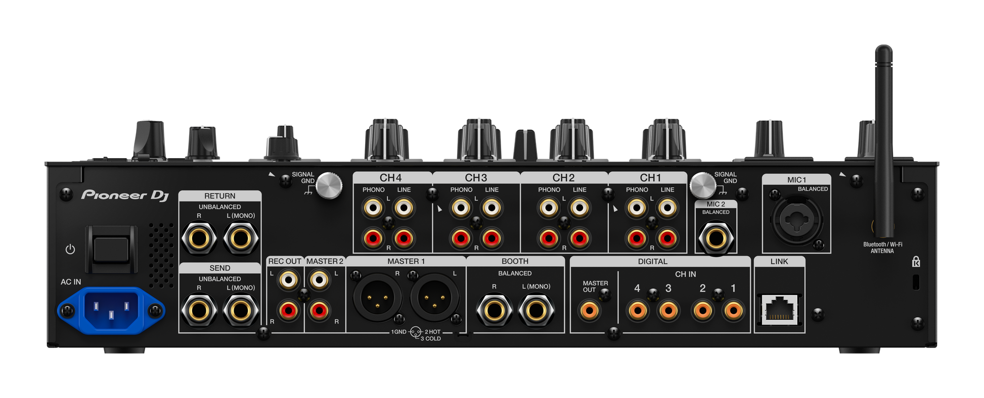 Pioneer DJ DJM-A9 Mixer w/Bluetooth - Black