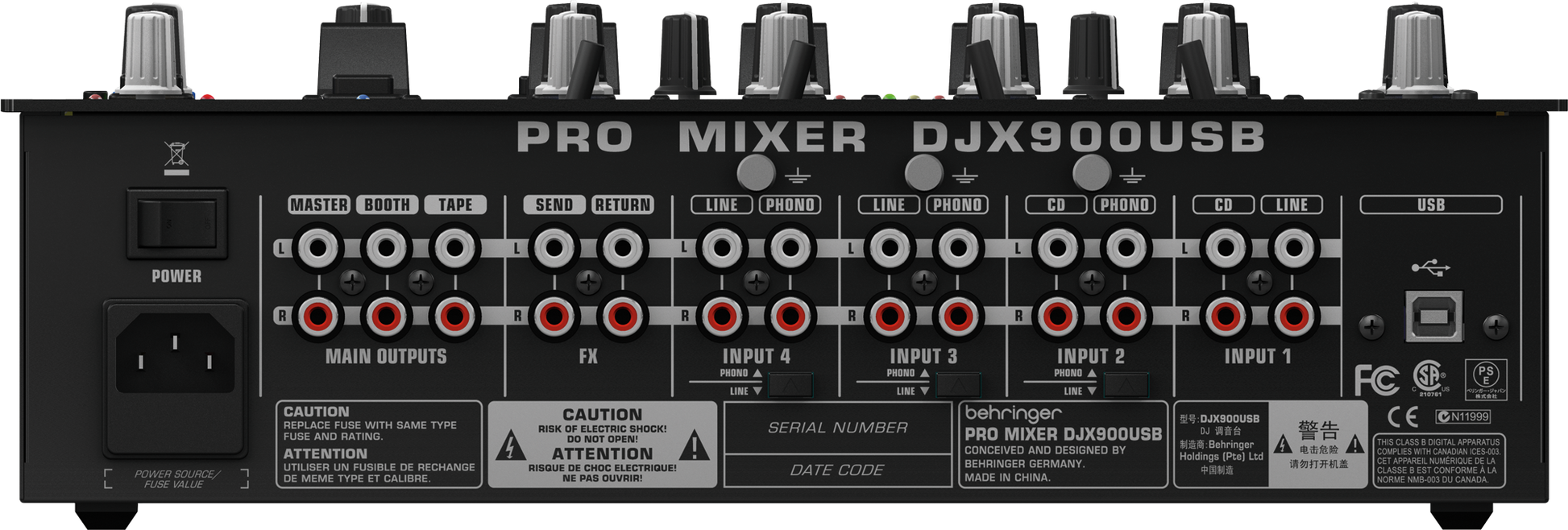 Behringer DJX900USB Professional DJ Mixer