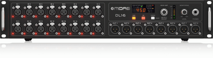 MIDAS DL16 Stage Box w/ Midas Preamps