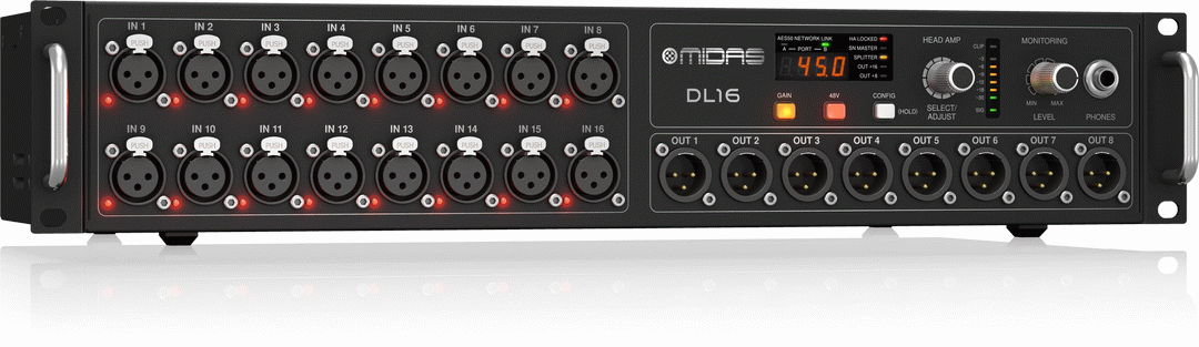 Midas DL16 Stage Box w/ Midas Preamps