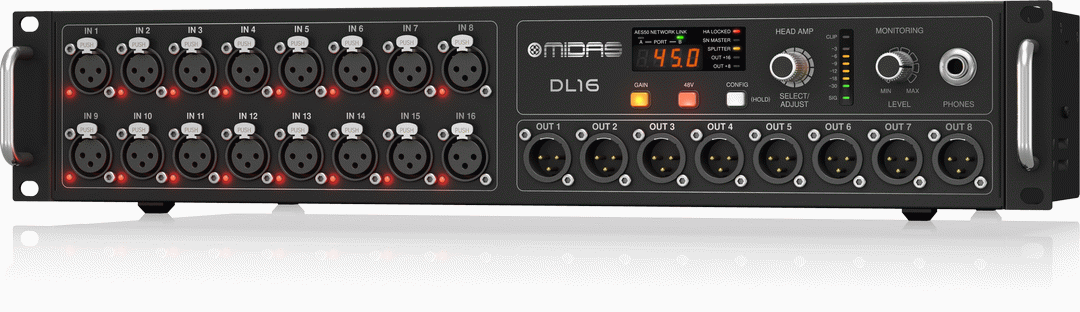 Midas DL16 Stage Box w/ Midas Preamps