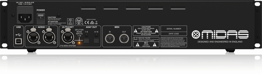 Midas DL16 Stage Box w/ Midas Preamps