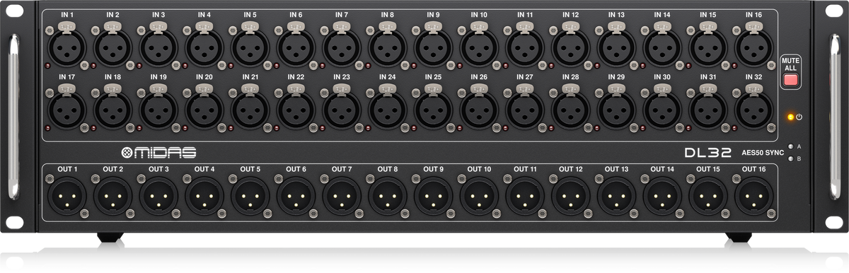 MIDAS DL32 Stage Box w/ Midas Preamps