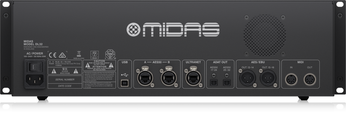 Midas DL32 Stage Box w/ Midas Preamps