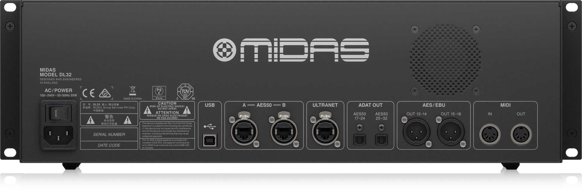Midas DL32 Stage Box w/ Midas Preamps